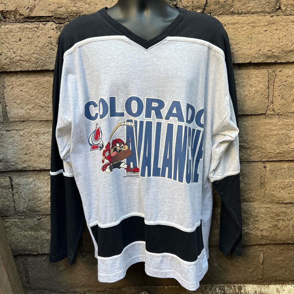 Colorado Avalanche Looney Tunes Taz Jersey